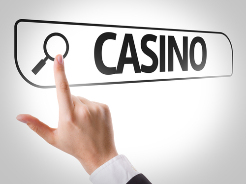 illustration d'une recherche de casino en ligne sur internet