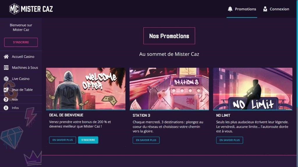 mister caz bonus